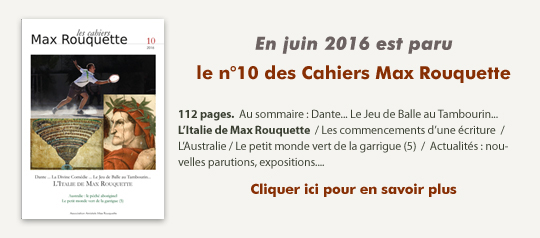 Cahiers Max Rouquette n°10